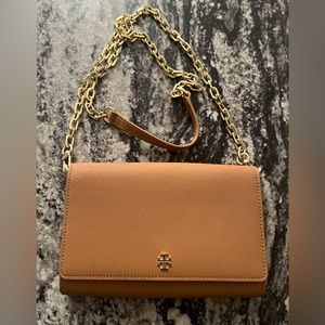 Tory Burch Robinson bag clutch chain wallet